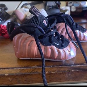 Pink baby foams.